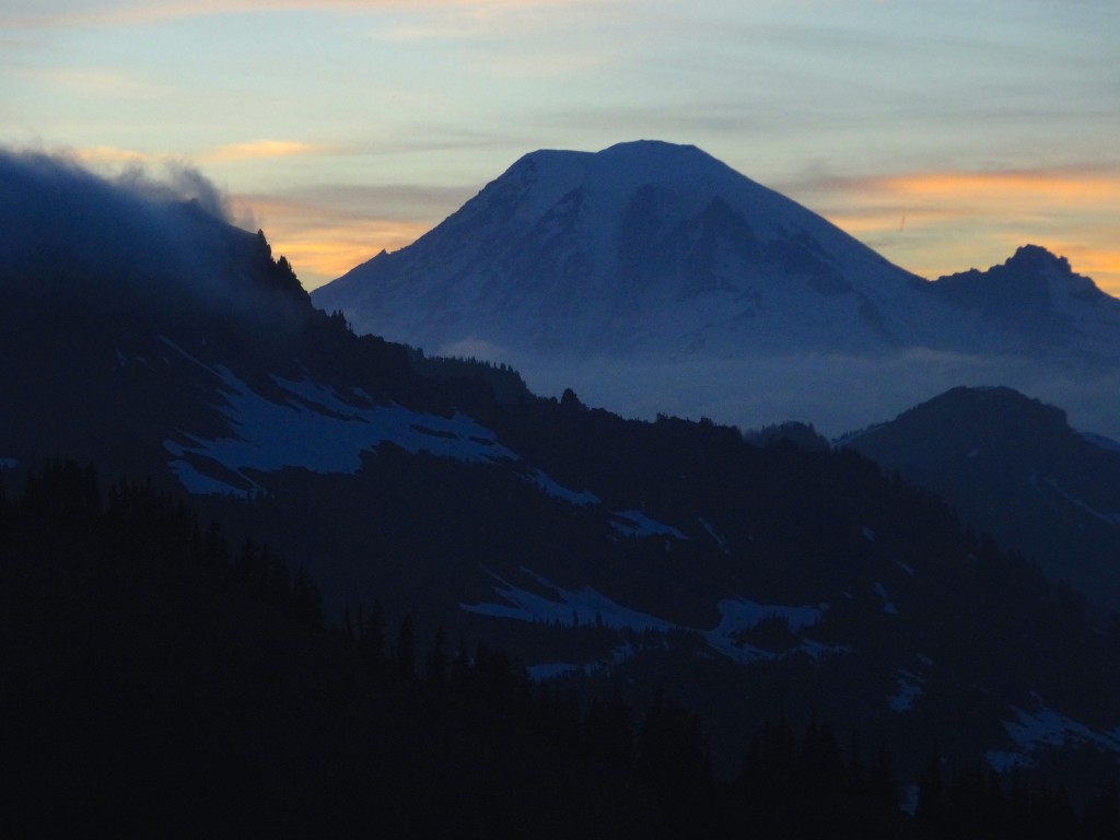 Sunset on Mt. Rainer 