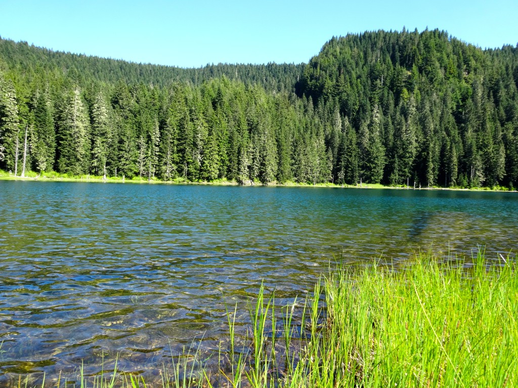 Take a dip in Vanson Lake on the way up to the peak