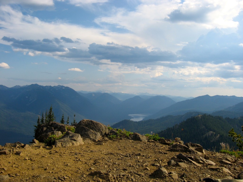 The view from Goat Peak of Bumping Lake and beyond...