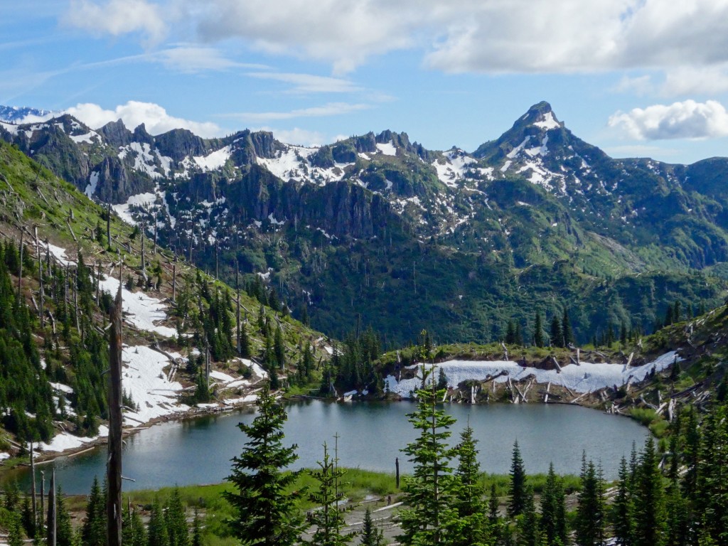 Snow Lake and the peaks of the Mt. Margaret Backcountry captivate the imagination 
