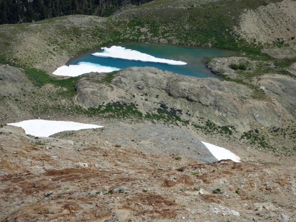 A dubbed this "Swallow Tarn", it is above McCall Basin