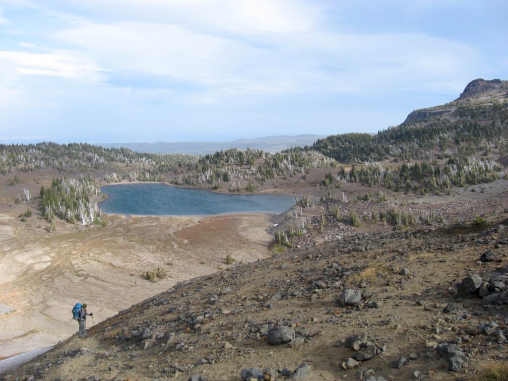 The start of the east portion of the traverse
